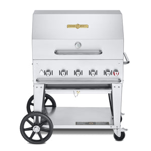 Crown Verity Mobile Gas Grill with Dome Package CV-MCB-36RDP-NG IMAGE 1