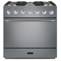 AGA 36-inch Mercury Dual Fuel Range with True European Twin Fan Convection AMC36DFSS IMAGE 1