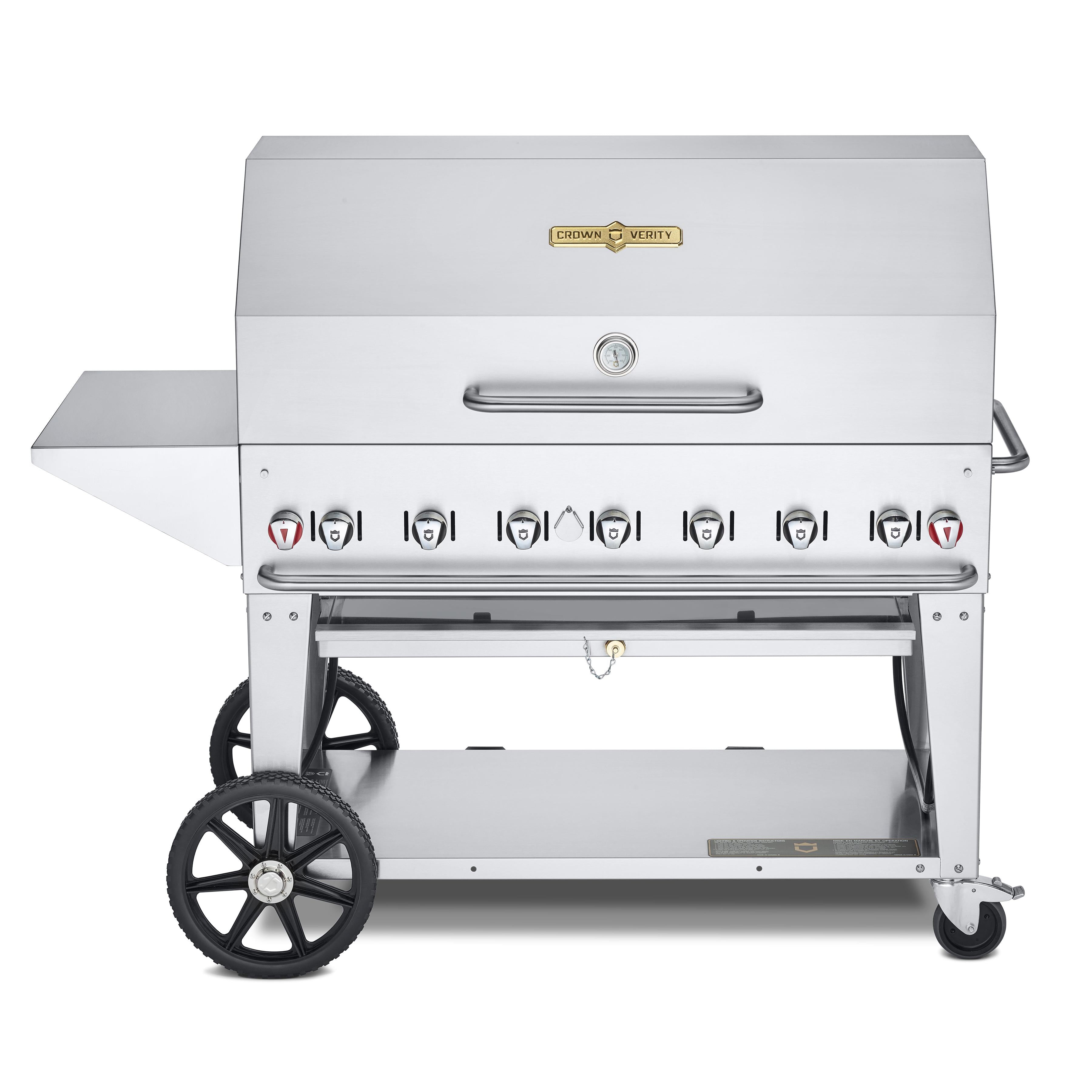 Crown Verity Mobile Gas Grill Package CV-MCB-48PKG-NG IMAGE 1