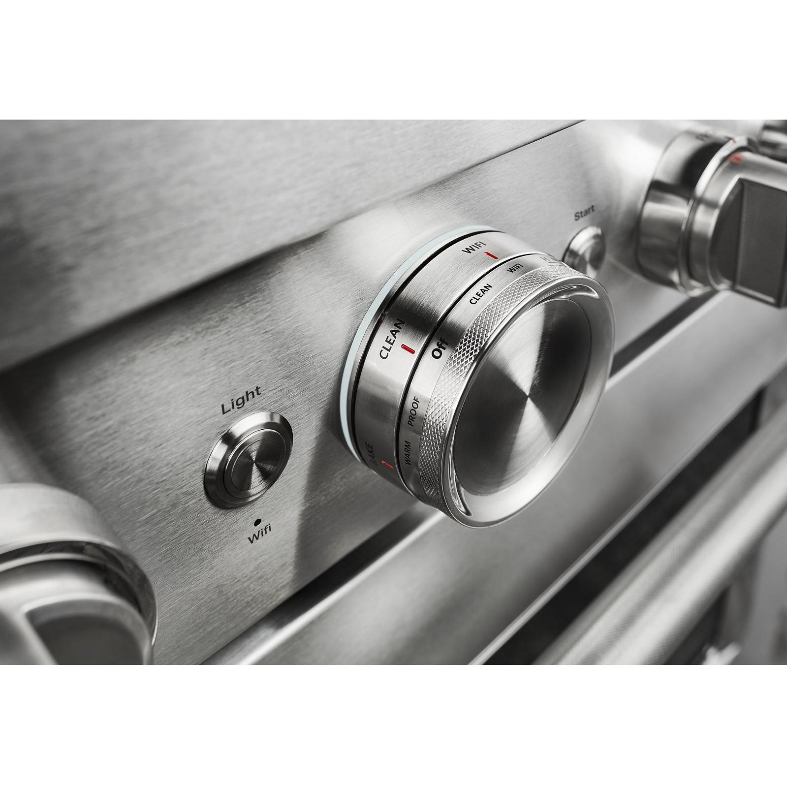 KitchenAid 36-inch Freestanding Dual Fuel Range with Even-Heat™ True Convection KFDC506JSS IMAGE 2