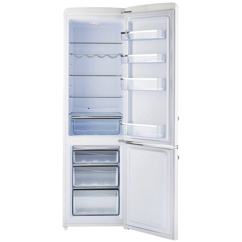 Unique Appliances 21.6-inch, 8.7 cu.ft. Freestanding Bottom Freezer Refrigerator with Wine Racks UGP-275L W AC IMAGE 3