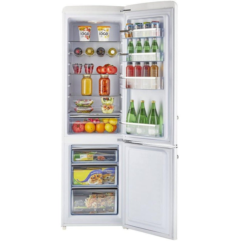 Unique Appliances 21.6-inch, 8.7 cu.ft. Freestanding Bottom Freezer Refrigerator with Wine Racks UGP-275L W AC IMAGE 4