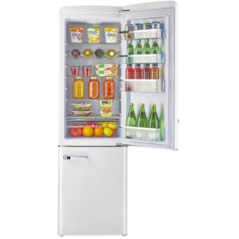 Unique Appliances 21.6-inch, 8.7 cu.ft. Freestanding Bottom Freezer Refrigerator with Wine Racks UGP-275L W AC IMAGE 6