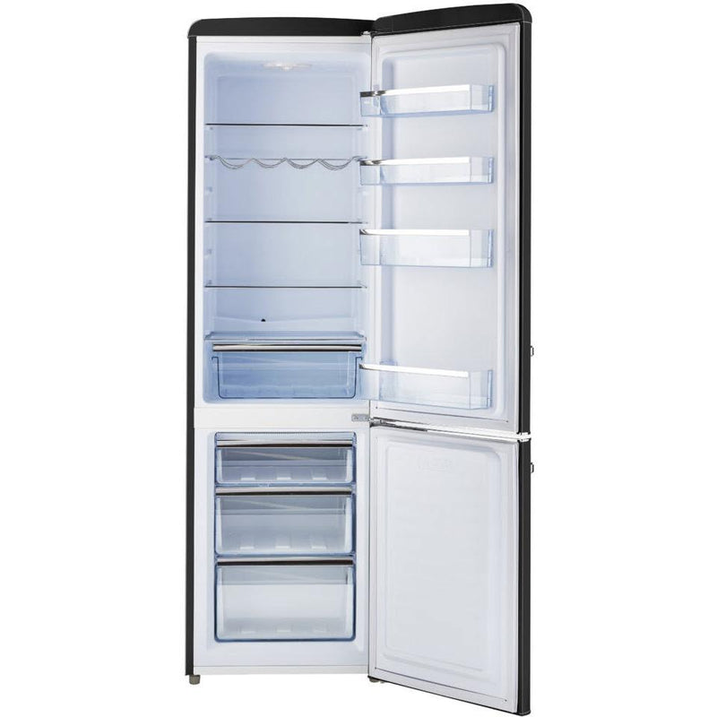 Unique Appliances 21.6-inch, 8.7 cu.ft. Freestanding Bottom Freezer Refrigerator with Wine Racks UGP-275L B AC IMAGE 4