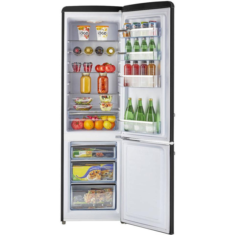 Unique Appliances 21.6-inch, 8.7 cu.ft. Freestanding Bottom Freezer Refrigerator with Wine Racks UGP-275L B AC IMAGE 5