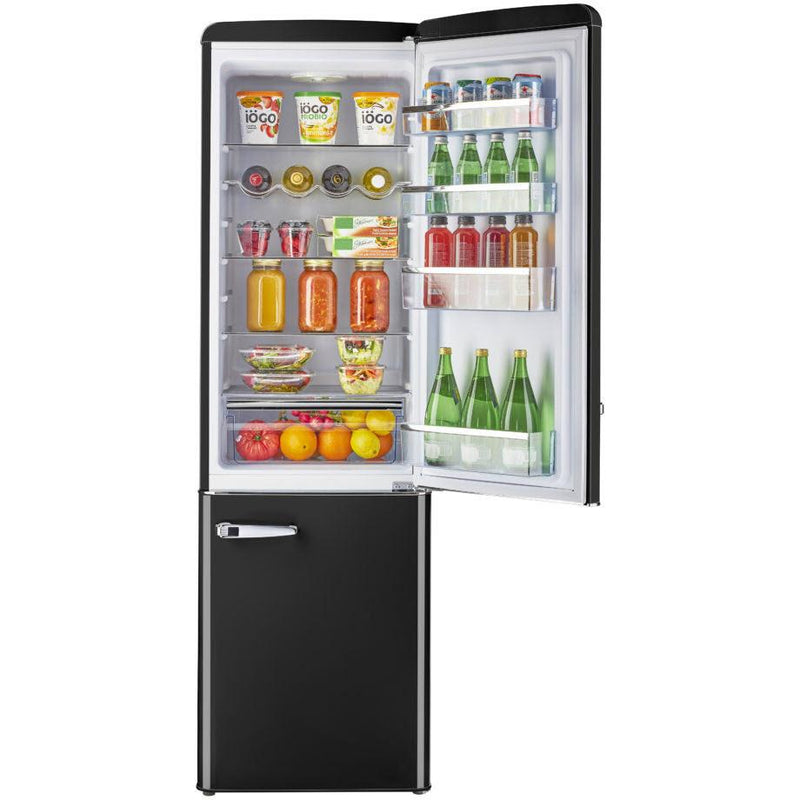 Unique Appliances 21.6-inch, 8.7 cu.ft. Freestanding Bottom Freezer Refrigerator with Wine Racks UGP-275L B AC IMAGE 6