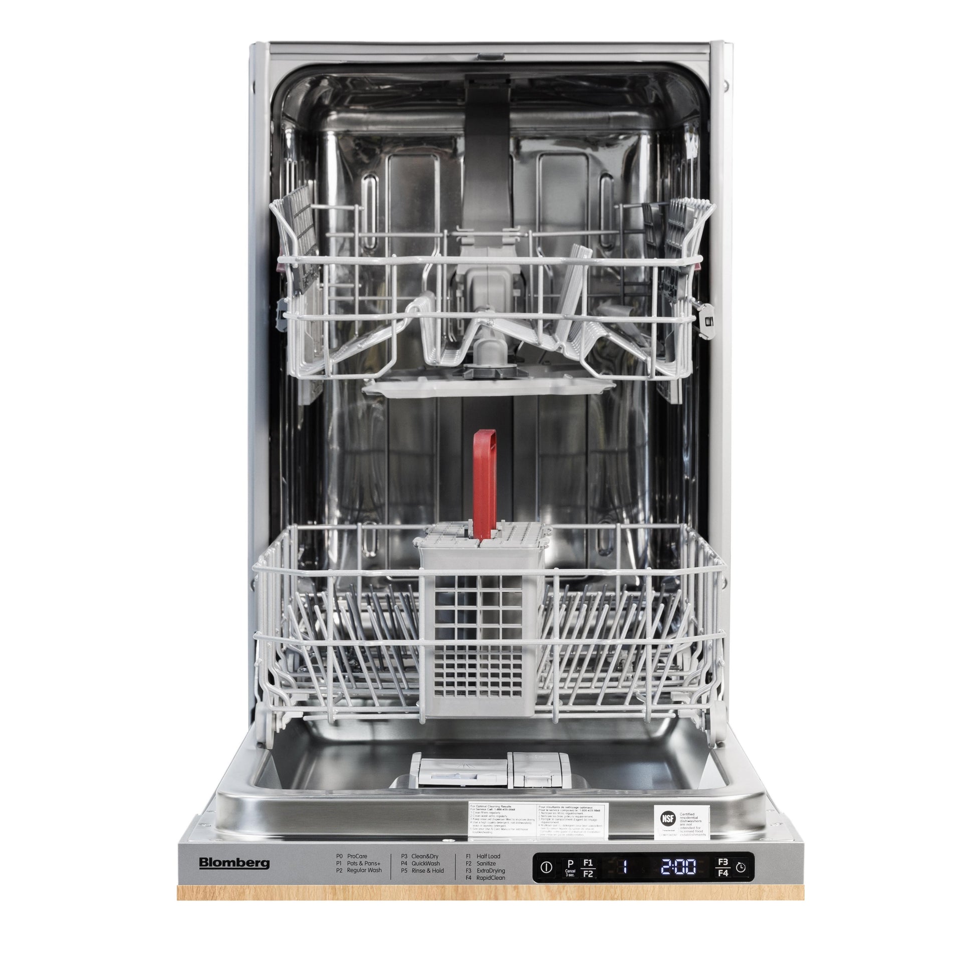 Blomberg 18-inch Built-in Dishwasher with Stainless Steel Tub DWS51502FBI IMAGE 4