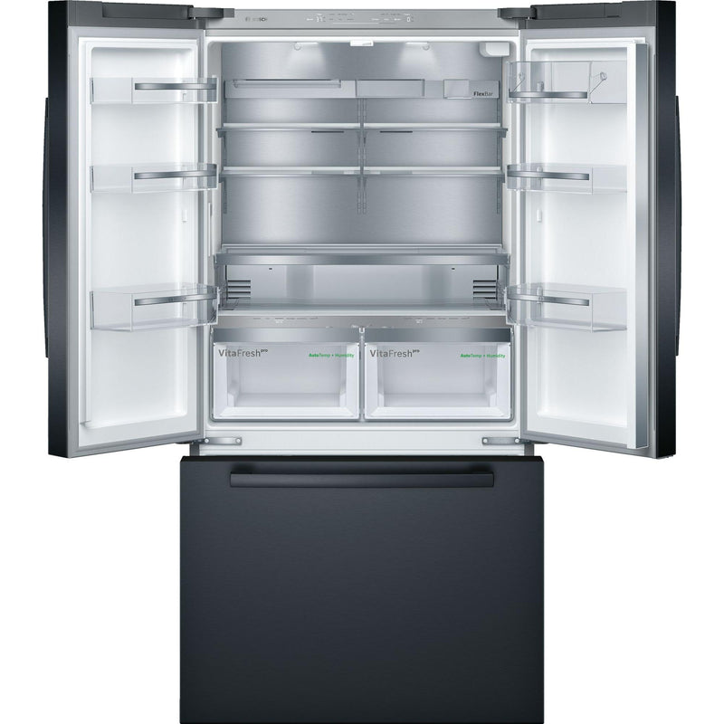 Bosch 36-inch, 21 cu.ft. Counter-Depth French 3-Door Refrigerator with VitaFreshPro™ Drawer B36CT80SNBSP IMAGE 6