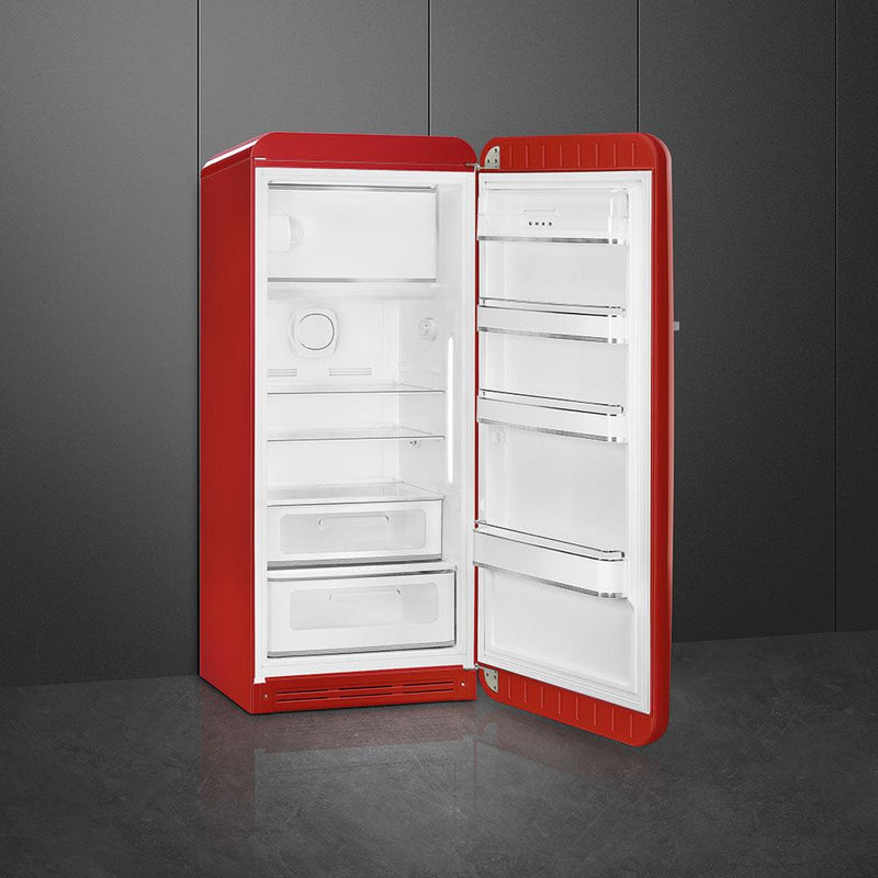 Smeg 24-inch, 9.92 cu. ft. Top Freezer Refrigerator FAB28URRD3 IMAGE 2