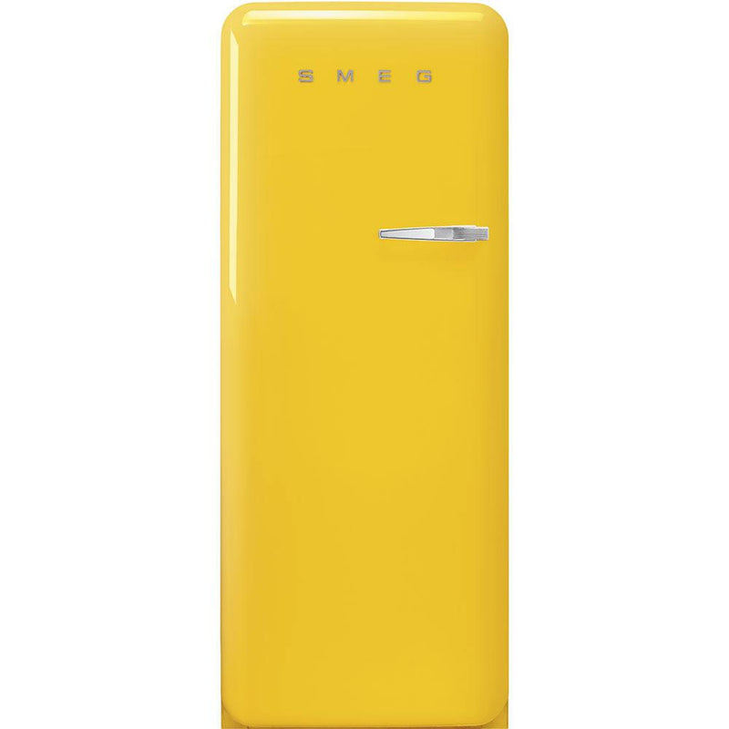 Smeg 24-inch, 9.92 cu. ft. Top Freezer Refrigerator FAB28ULYW3 IMAGE 1
