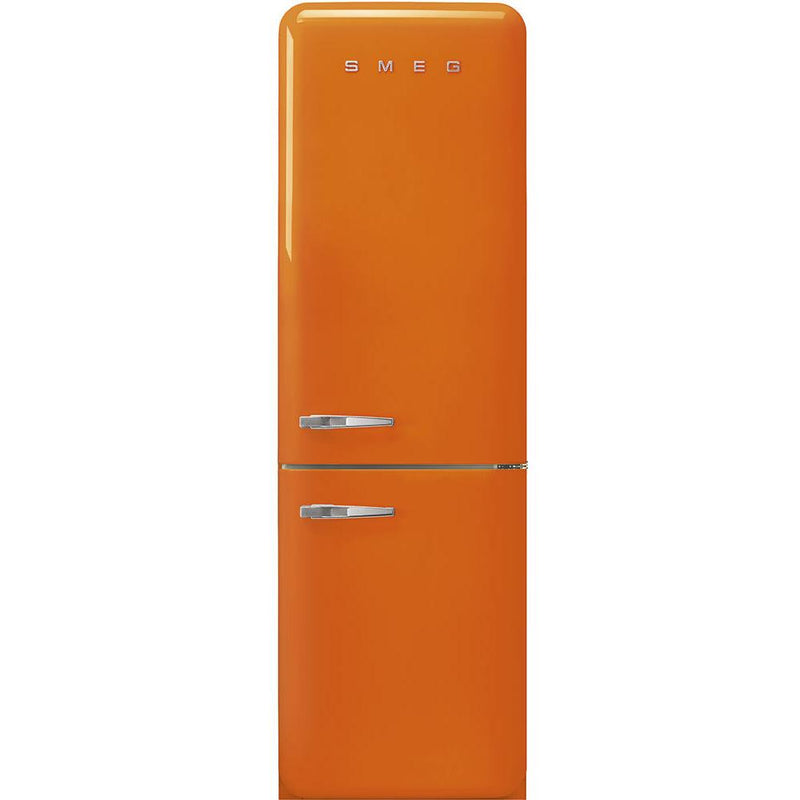 Smeg 24-inch, 11.7 cu. ft. Bottom Freezer Refrigerator FAB32UROR3 IMAGE 1