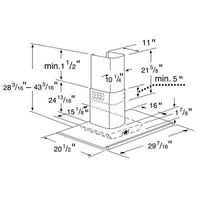 Bosch 30-inch Wall Hood DKE9605PUC IMAGE 2