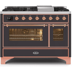 iLVE 48-inch Freestanding Dual Fuel Range with European Convection Technology UM12FDNS3MGP-NG IMAGE 1