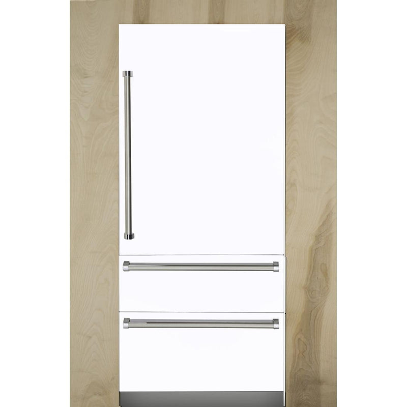 Viking 36-inch, 19.95 cu.ft. Built-in Bottom Freezer with BlueZone® Fresh Preservation Technology VBI7360WRWH IMAGE 2