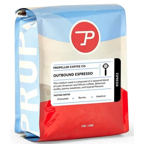 Propeller Coffee 12oz Outbound Espresso Coffee Beans COF-OUT-12 IMAGE 1