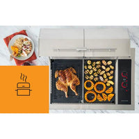 Kenyon Texan Electric Grill Touch Control with Split Lid B70405WH IMAGE 7