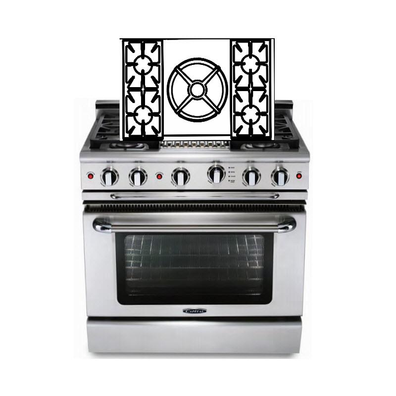 Capital 30-inch Freestanding Gas Range GSCR305-N IMAGE 4