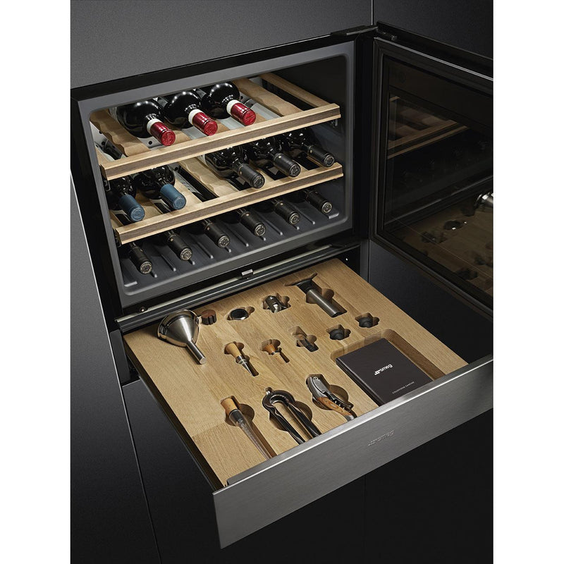 Smeg 24-inch Sommelier Drawer CPS315X IMAGE 2