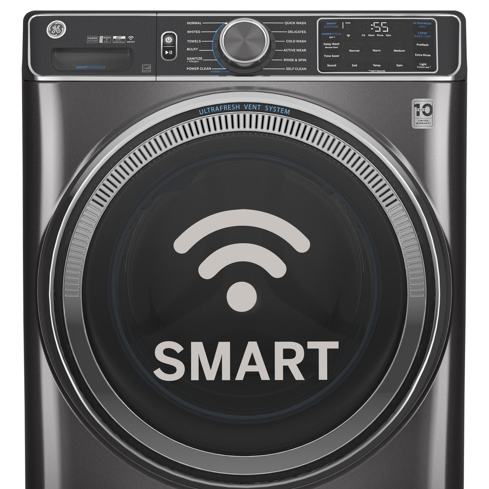 GE 5.5 cu.ft. Front Loading Washer with Wi-Fi Connect GFW550SMNDG IMAGE 10