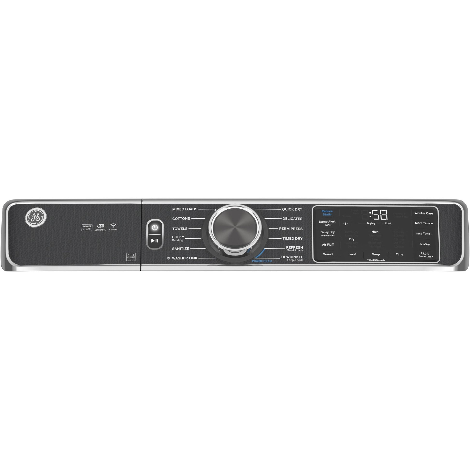 GE 7.8 cu. ft. Electric Dryer with Built-in WiFi GFD85ESMNRS IMAGE 2