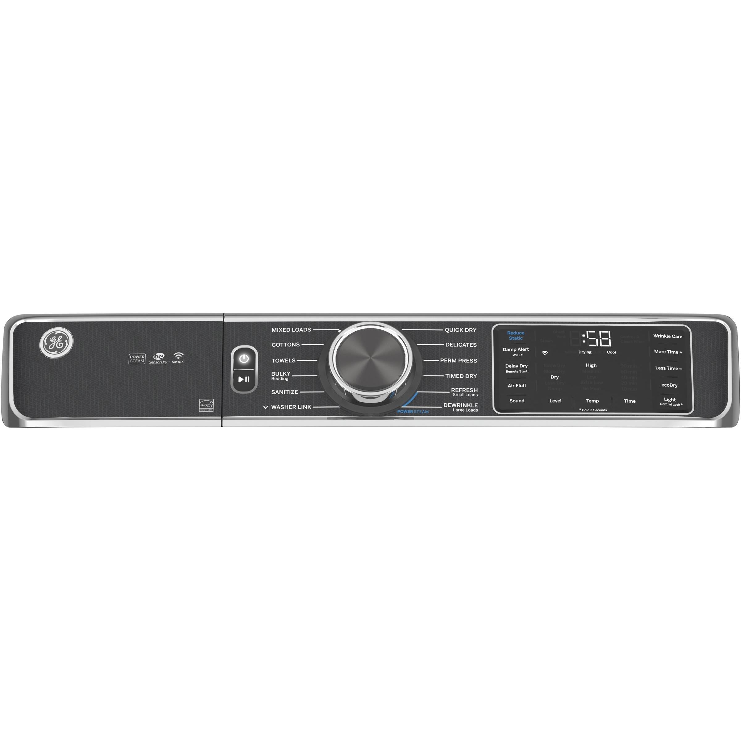 GE 7.8 cu. ft. Electric Dryer with Built-in WiFi GFD85ESMNRS IMAGE 2