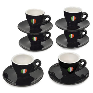Sara Cucina 6-Piece 3oz Italian Bean Espresso Cup Set 4SP4FT-BEAN IMAGE 1