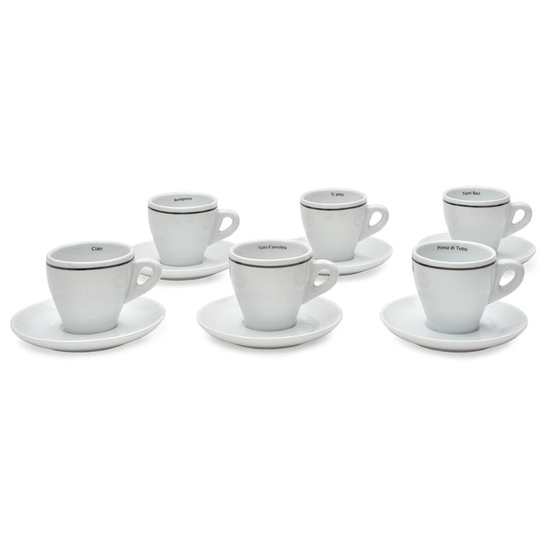 Sara Cucina Parole Espresso Cup Set - 3oz 4SP4FT IMAGE 1