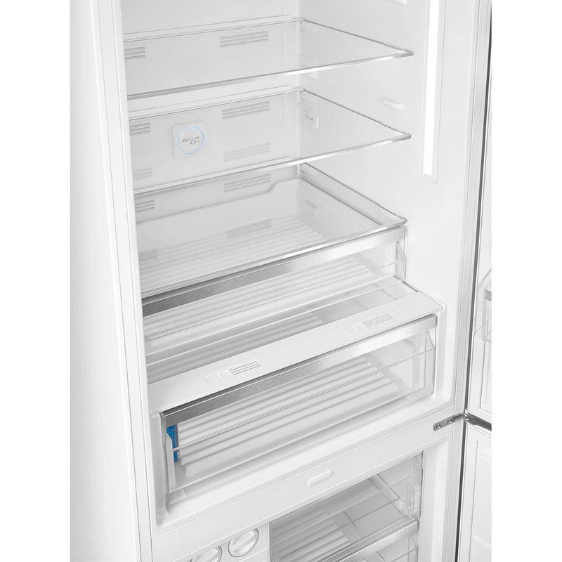Smeg 18 cu. ft. Bottom Freezer Refrigerator FAB38URWH IMAGE 13