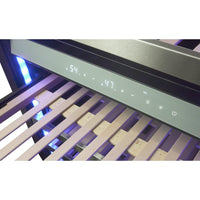 Silhouette 129-Bottle Professional Series Wine Cellar with Two Zones SPRWC140D1SS IMAGE 7