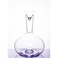Cavavin Crystal Decanter With Small Tester Glass CAV-0373 IMAGE 1