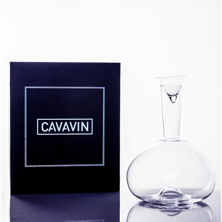 Cavavin Crystal Decanter With Small Tester Glass CAV-0373 IMAGE 2