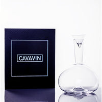Cavavin Crystal Decanter With Small Tester Glass CAV-0373 IMAGE 2