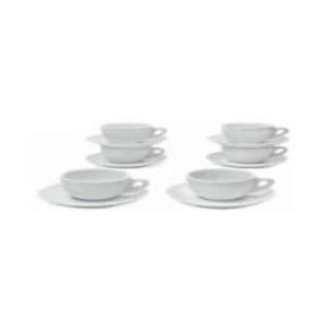 Sara Cucina 6-Piece Bianco Cappuccino Cup Set 2CP25 IMAGE 1