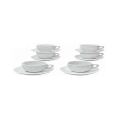 Sara Cucina 6-Piece Bianco Cappuccino Cup Set 2CP25 IMAGE 1