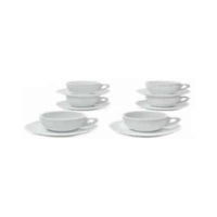 Sara Cucina 6-Piece Bianco Cappuccino Cup Set 2CP25 IMAGE 1