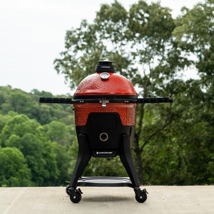 Kamado Joe 18-inch Grill Pellet Joe Red with Cart KJ15260020 IMAGE 3