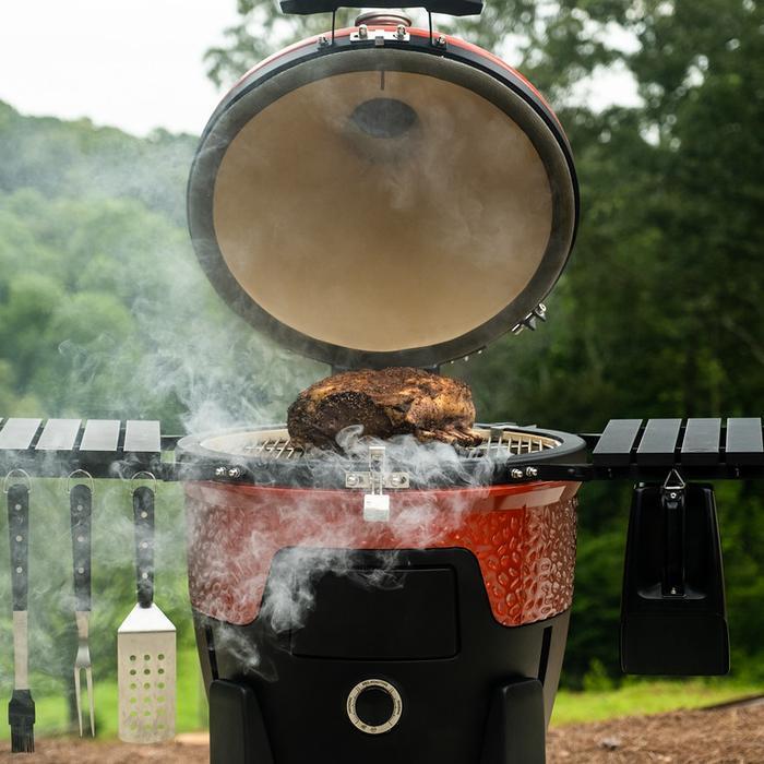 Kamado Joe 18-inch Grill Pellet Joe Red with Cart KJ15260020 IMAGE 8