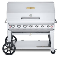 Crown Verity 48in Rental Gas Grill with Dome Package - 50/100lb Tanks Only CV-RCB-48RDP-SI50/100 IMAGE 1