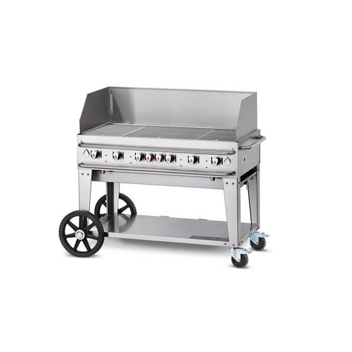 Crown Verity 48in Rental Gas Grill with Windguard Package - 50/100lb Tanks Only CV-RCB-48WGP-SI50/100 IMAGE 1
