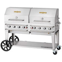 Crown Verity Rental Gas Grill with 2x Dome Package - Bulk Tanks Only CV-RCB-60RDP-SI-BULK IMAGE 1