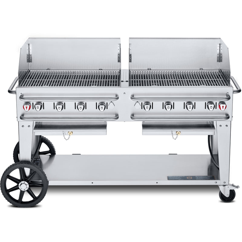 Crown Verity Rental Gas Grill with Windguard Package - 50/100lb Tanks Only CV-RCB-60WGP-SI50/100 IMAGE 1