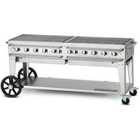 Crown Verity 72in Rental Gas Grill - 50/100lb Tanks Only CV-RCB-72-SI 50/100 IMAGE 1