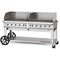 Crown Verity Rental Gas Grill with Windguard Package - Bulk Tanks Only CV-RCB72-WGP-SI-BULK IMAGE 1