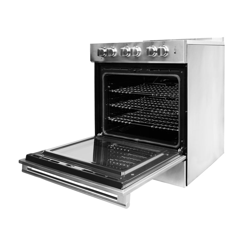 Blomberg 30-inch Slide-in Electric Induction Range with Convection Technology BIR34452CSS IMAGE 6