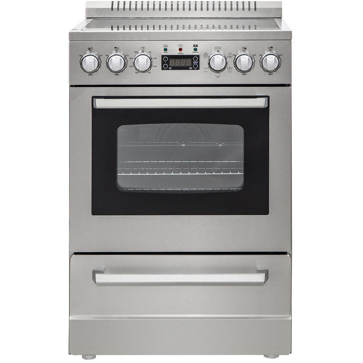 Avanti 24-inch Freestanding Electric Range with 4 Cooking Zones DER24P3S IMAGE 1