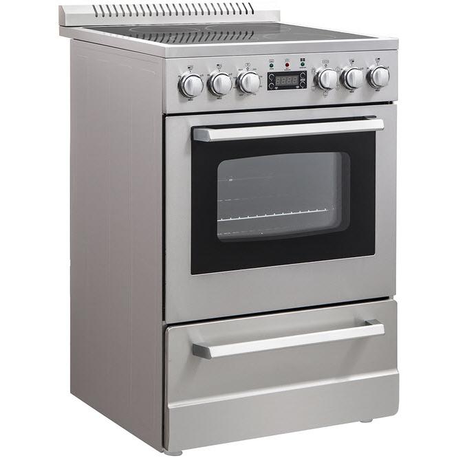 Avanti 24-inch Freestanding Electric Range with 4 Cooking Zones DER24P3S IMAGE 3