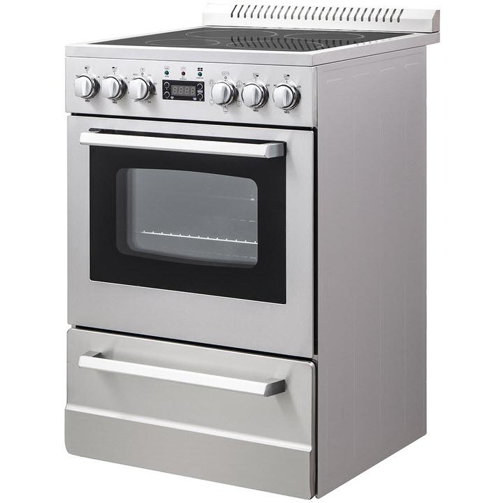 Avanti 24-inch Freestanding Electric Range with 4 Cooking Zones DER24P3S IMAGE 4