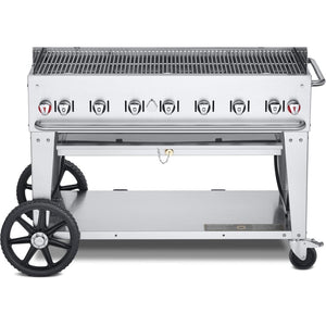 Crown Verity Mobile Gas Grill - 50/100lb Tanks Only CV-MCB-48-SI 50/100 IMAGE 1