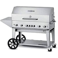 Crown Verity 48in Mobile Gas Grill Package - Bulk Tanks Only CV-MCB-48-SI BULK-PKG IMAGE 1