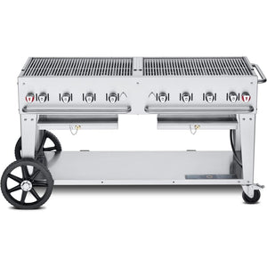 Crown Verity Mobile Gas Grill - 50/100lb Tanks Only CV-MCB-60-SI 50/100 IMAGE 1